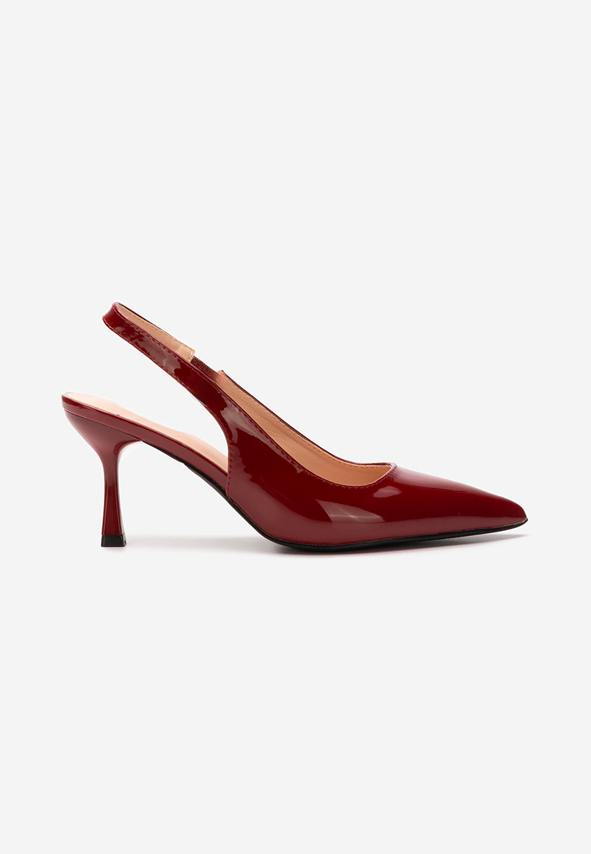 Γόβες slingback Laurina bordo