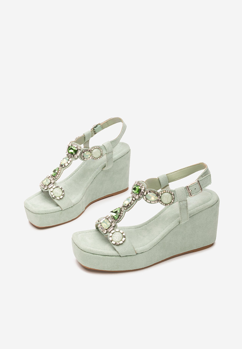 Πέδιλα πλατφορμεσ Cecilia πρασινο