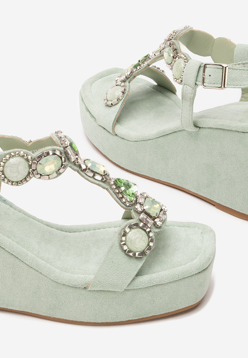 Πέδιλα πλατφορμεσ Cecilia πρασινο