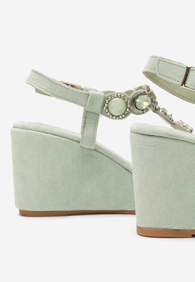 Πέδιλα πλατφορμεσ Cecilia πρασινο