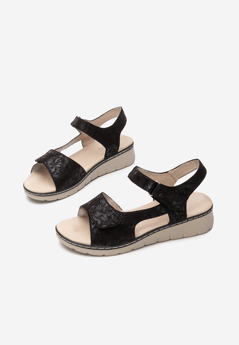 Πέδιλα πλατφόρμες Alsanda Μαύρα