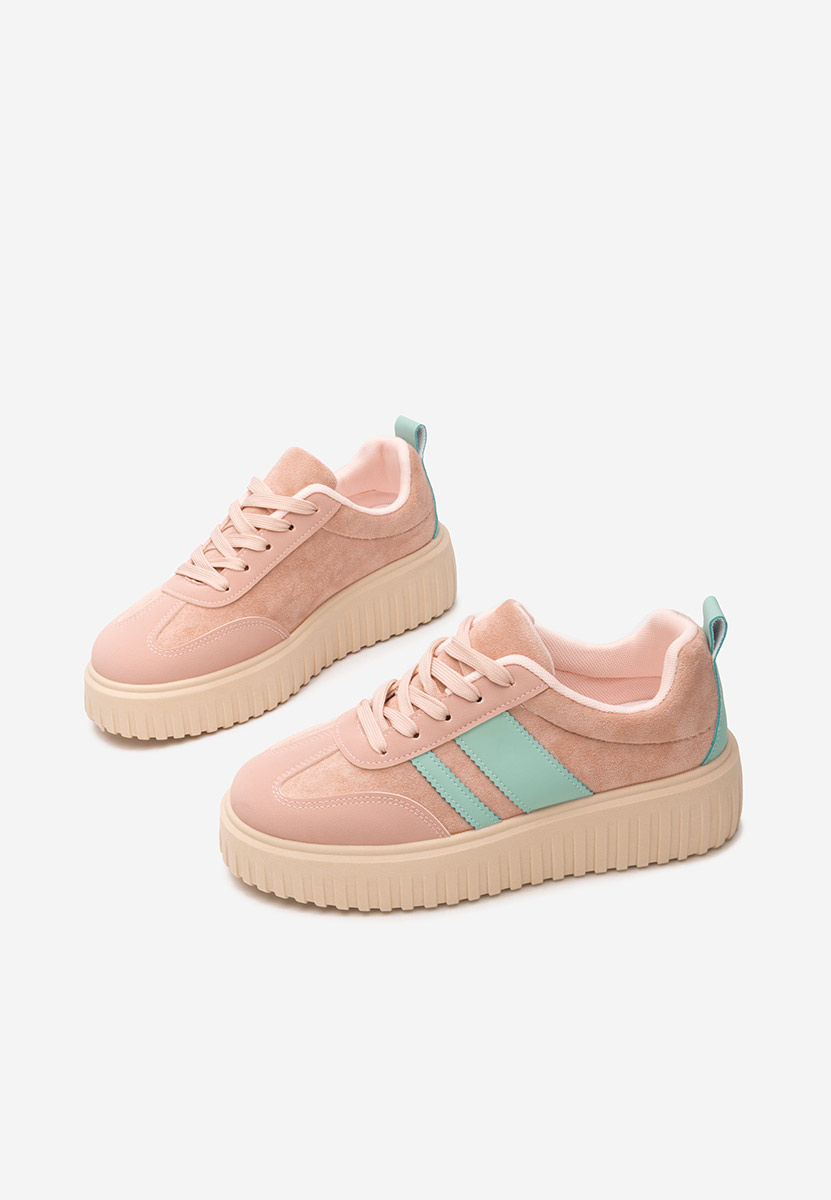 Sneakers με πλατφόρμα Pennia ροζ