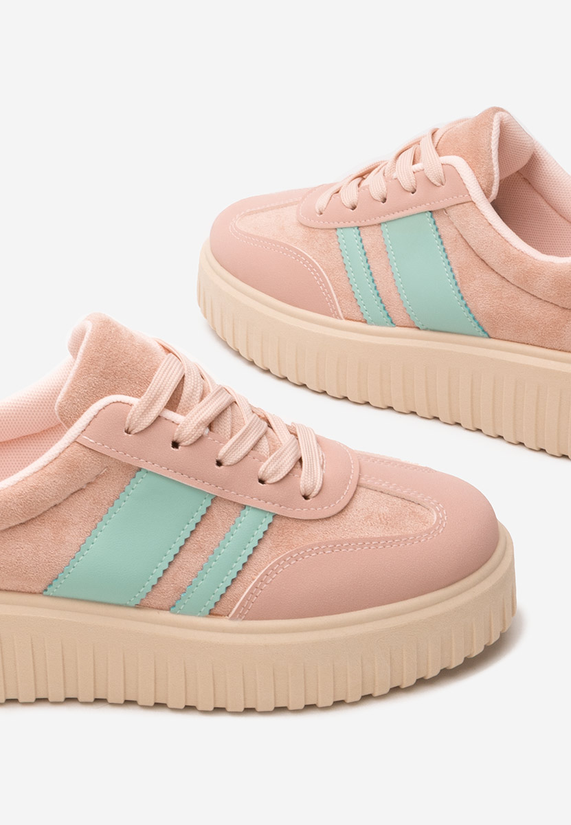 Sneakers με πλατφόρμα Pennia ροζ