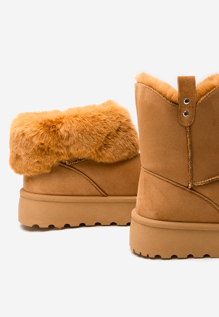 Μπότες τύπου UGG με πλατφόρμα Reika ταμπά