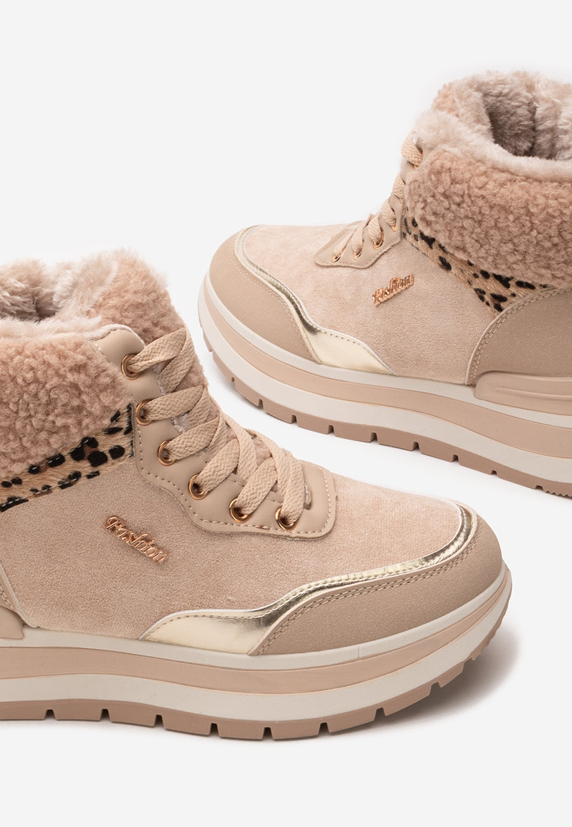 Sneakers αστραγαλου γυναικεια Lisaia χακι