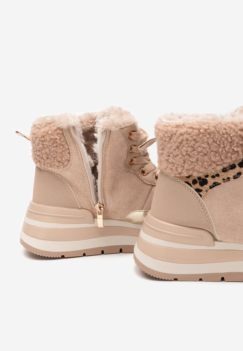 Sneakers αστραγαλου γυναικεια Lisaia χακι