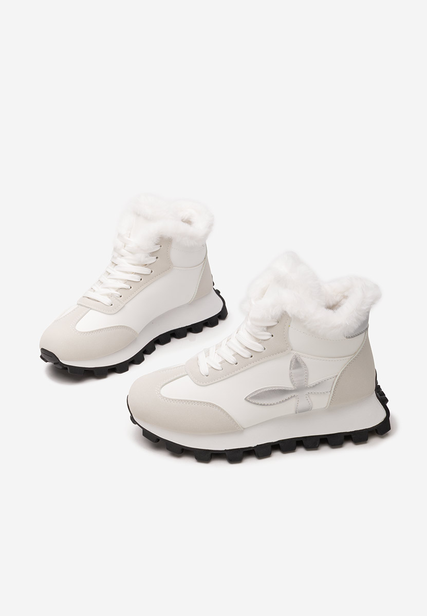 Χειμερινά sneakers γυναικεια Ozia λευκά