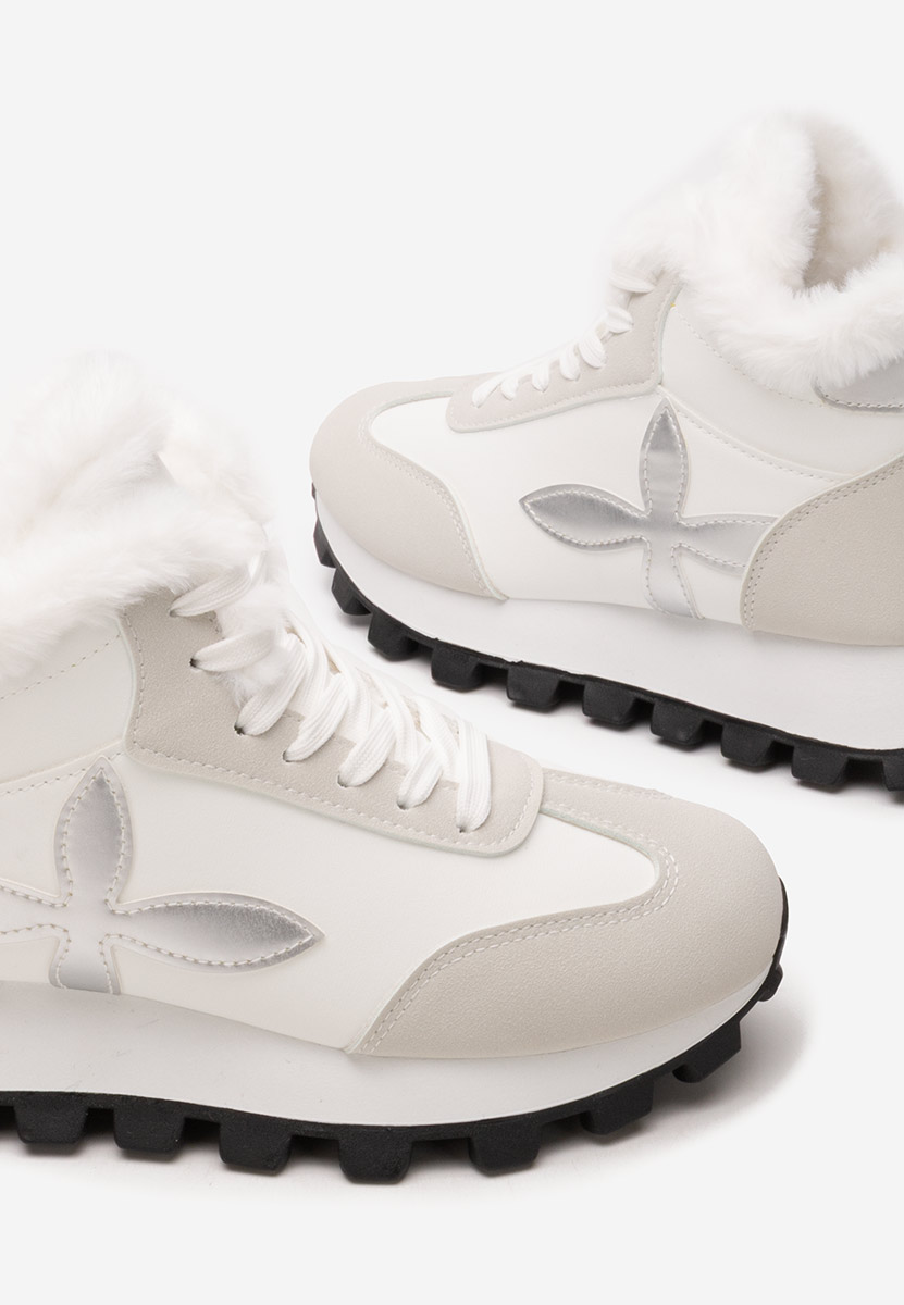 Χειμερινά sneakers γυναικεια Ozia λευκά