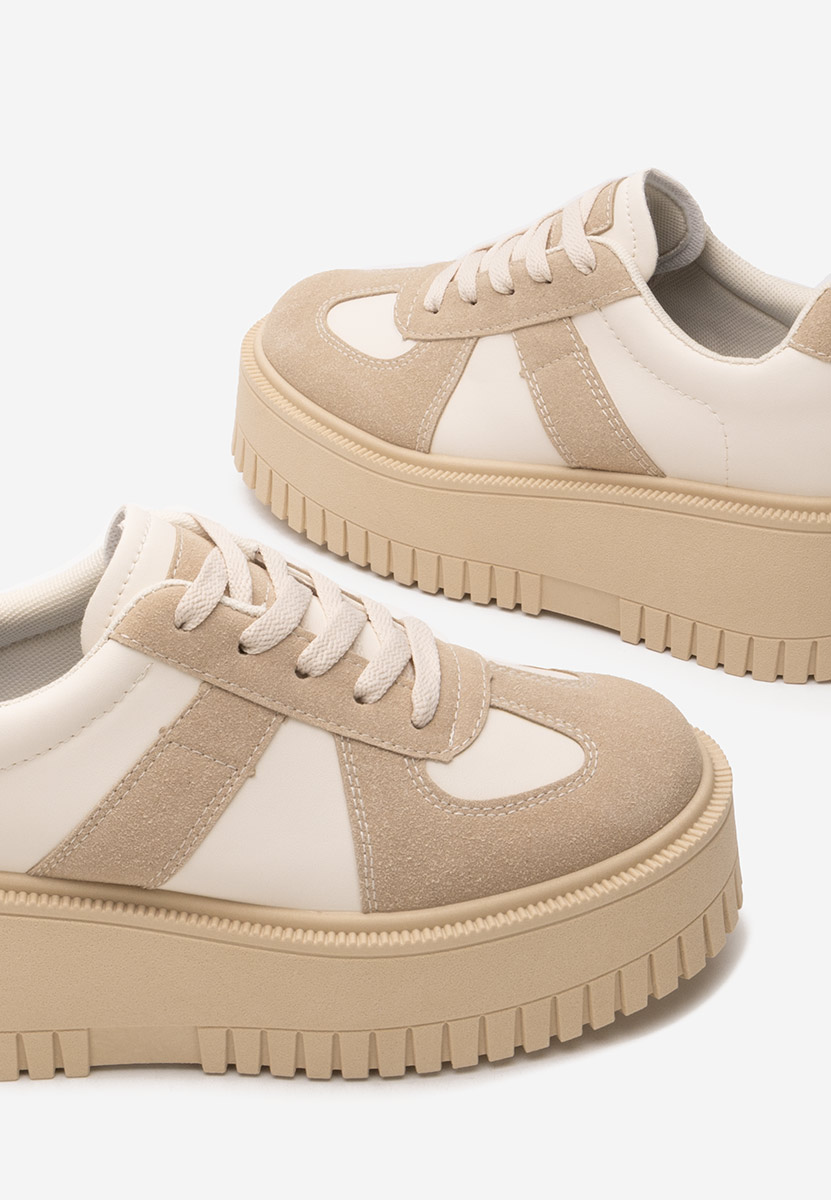 Sneakers με πλατφόρμα Michele χακι