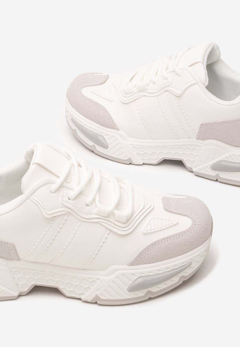 Sneakers γυναικεια Elna λευκά Sneakers γυναικεια Elna λευκά