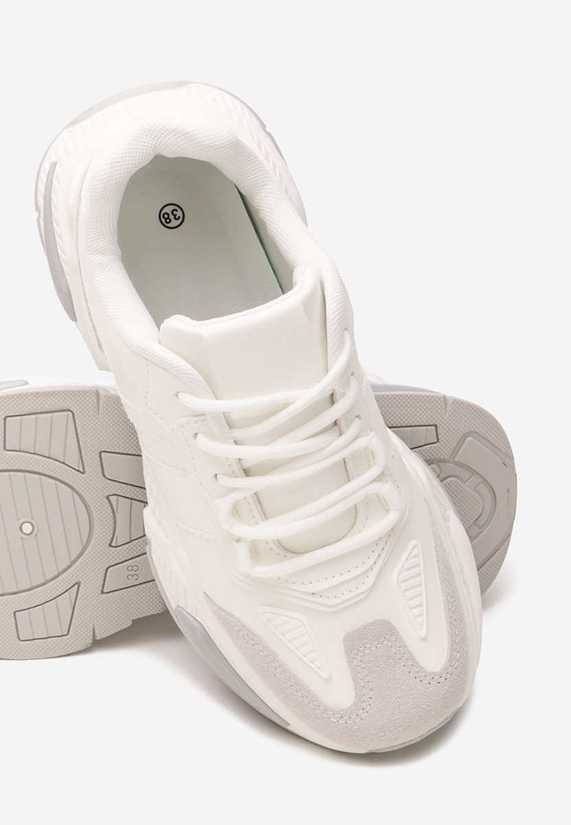 Sneakers γυναικεια Elna λευκά Sneakers γυναικεια Elna λευκά