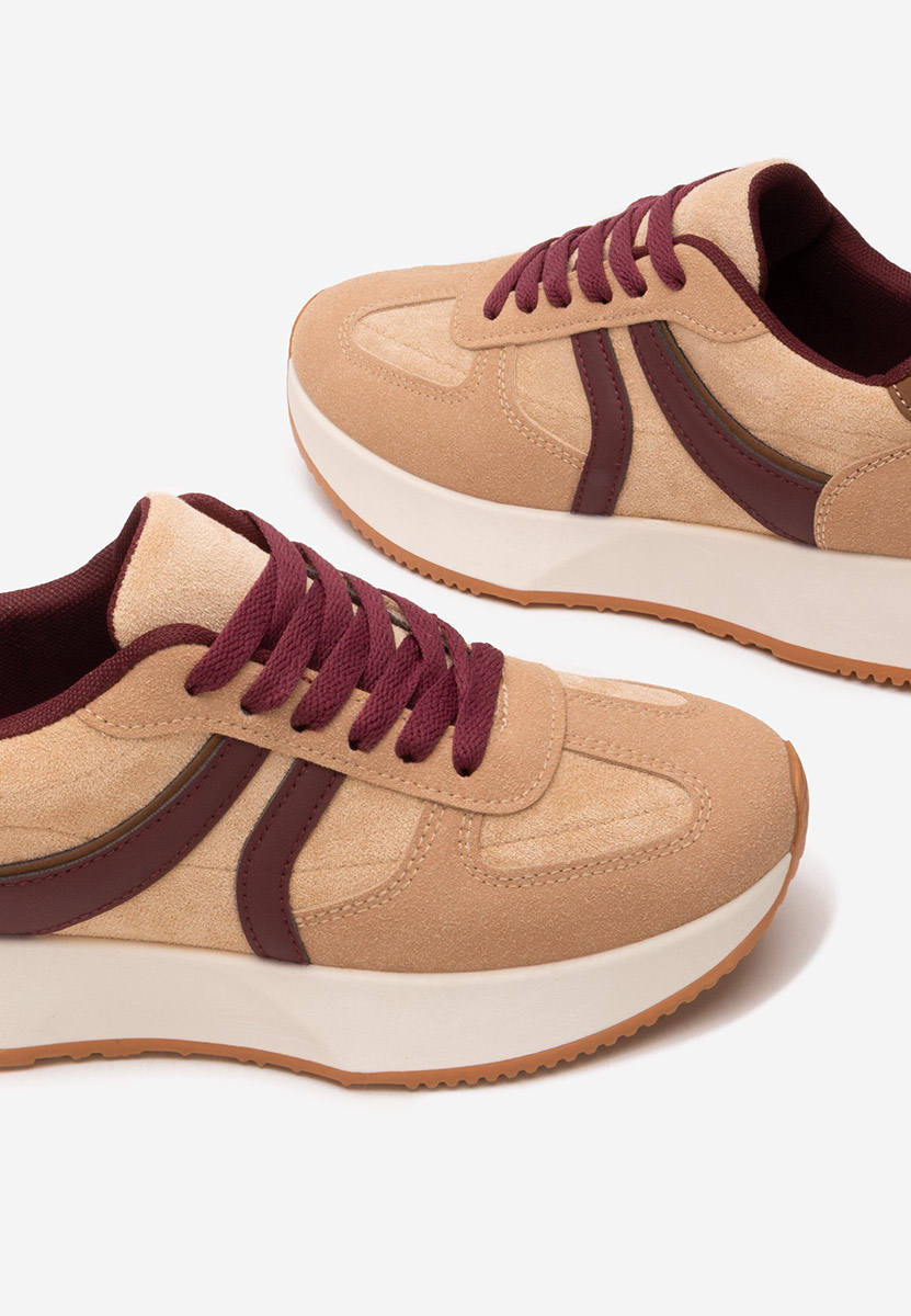 Sneakers γυναικεια Caragea καφε