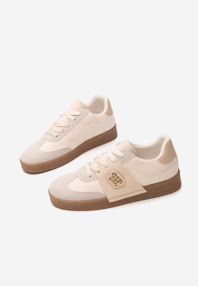 Sneakers γυναικεια Kathea μπεζ