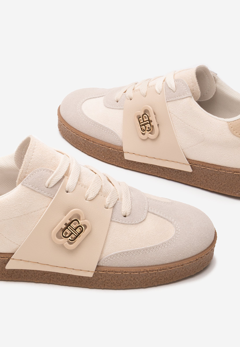 Sneakers γυναικεια Kathea μπεζ