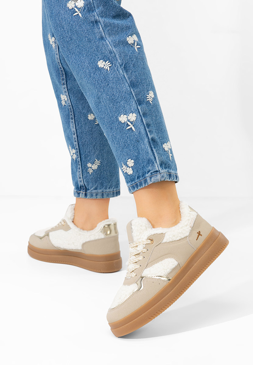 Sneakers γυναικεια Maisie μπεζ