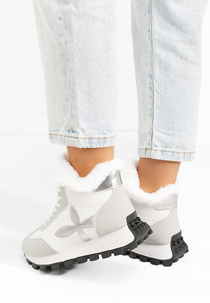 Χειμερινά sneakers γυναικεια Ozia λευκά