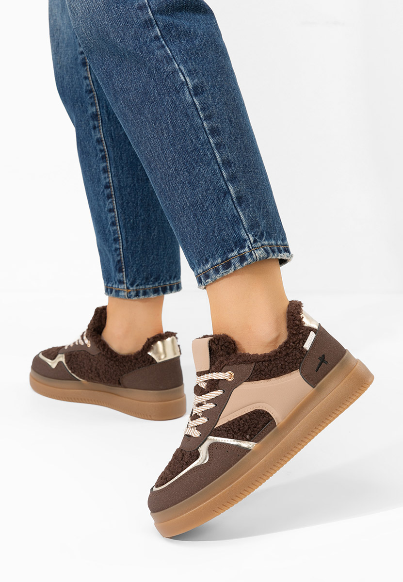 Sneakers γυναικεια Maisie καφε