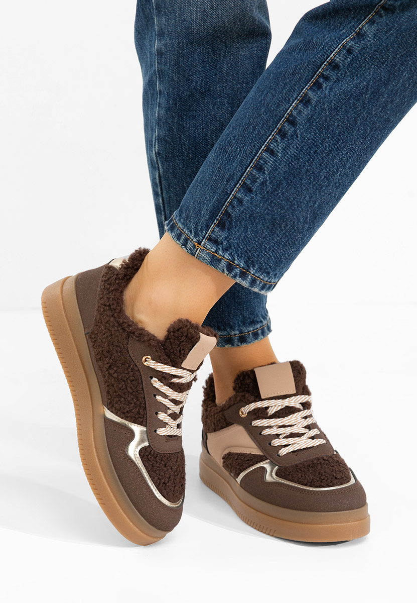 Sneakers γυναικεια Maisie καφε