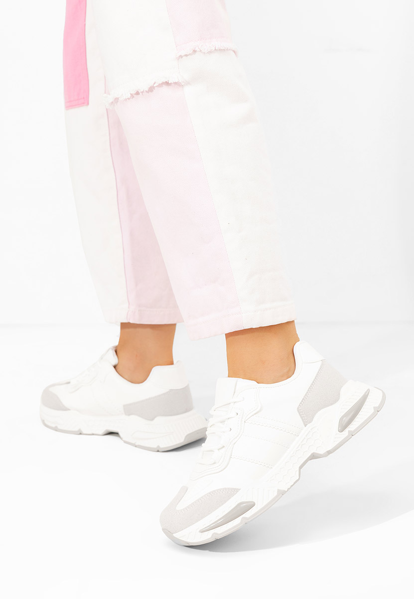 Sneakers γυναικεια Elna λευκά Sneakers γυναικεια Elna λευκά