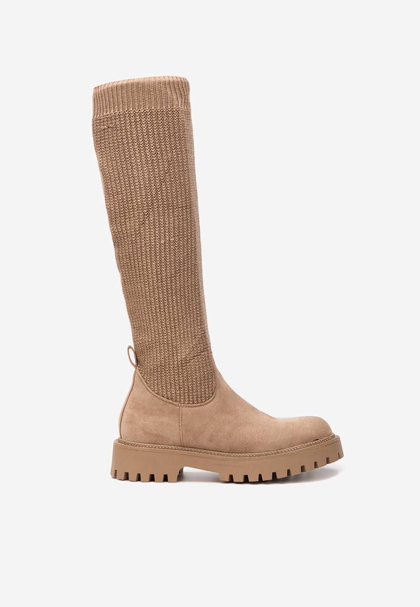 Γυναικείες Μπότες κάλτσα Zorina V2 χακι