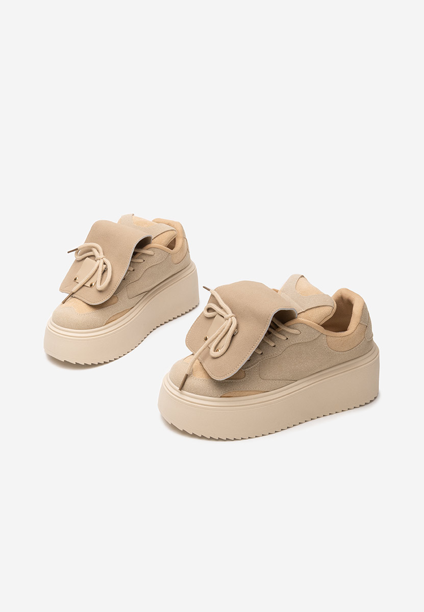 Sneakers με πλατφόρμα Oliveia χακι