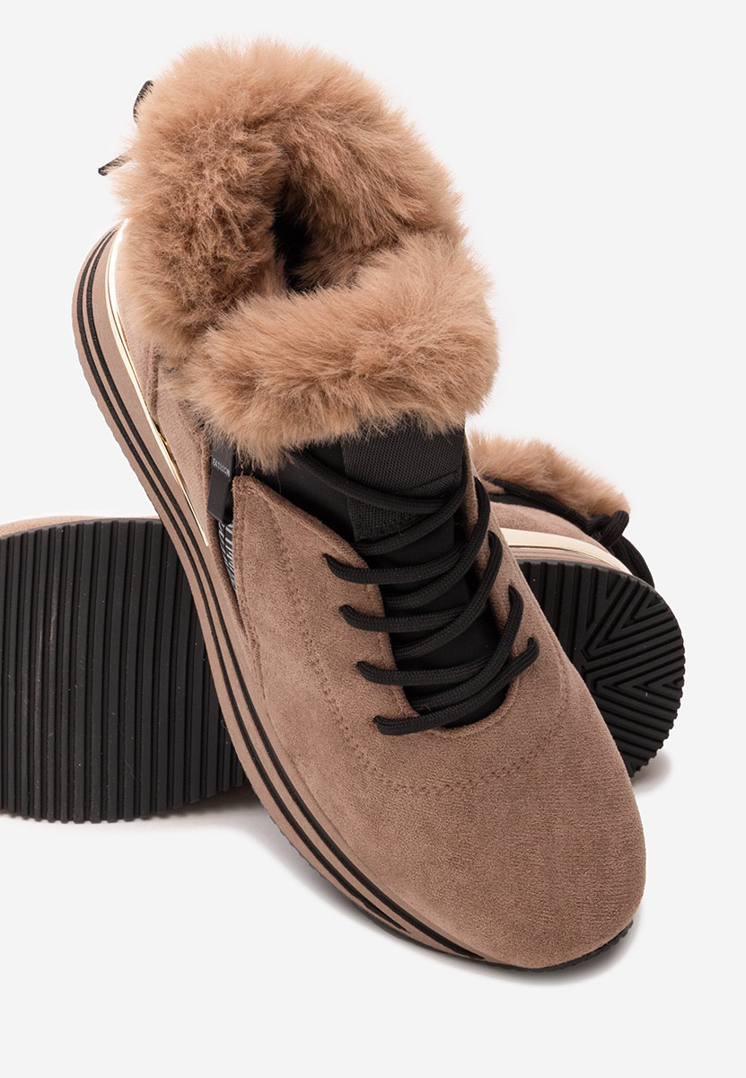 Χειμερινά sneakers γυναικεια Axira χακι