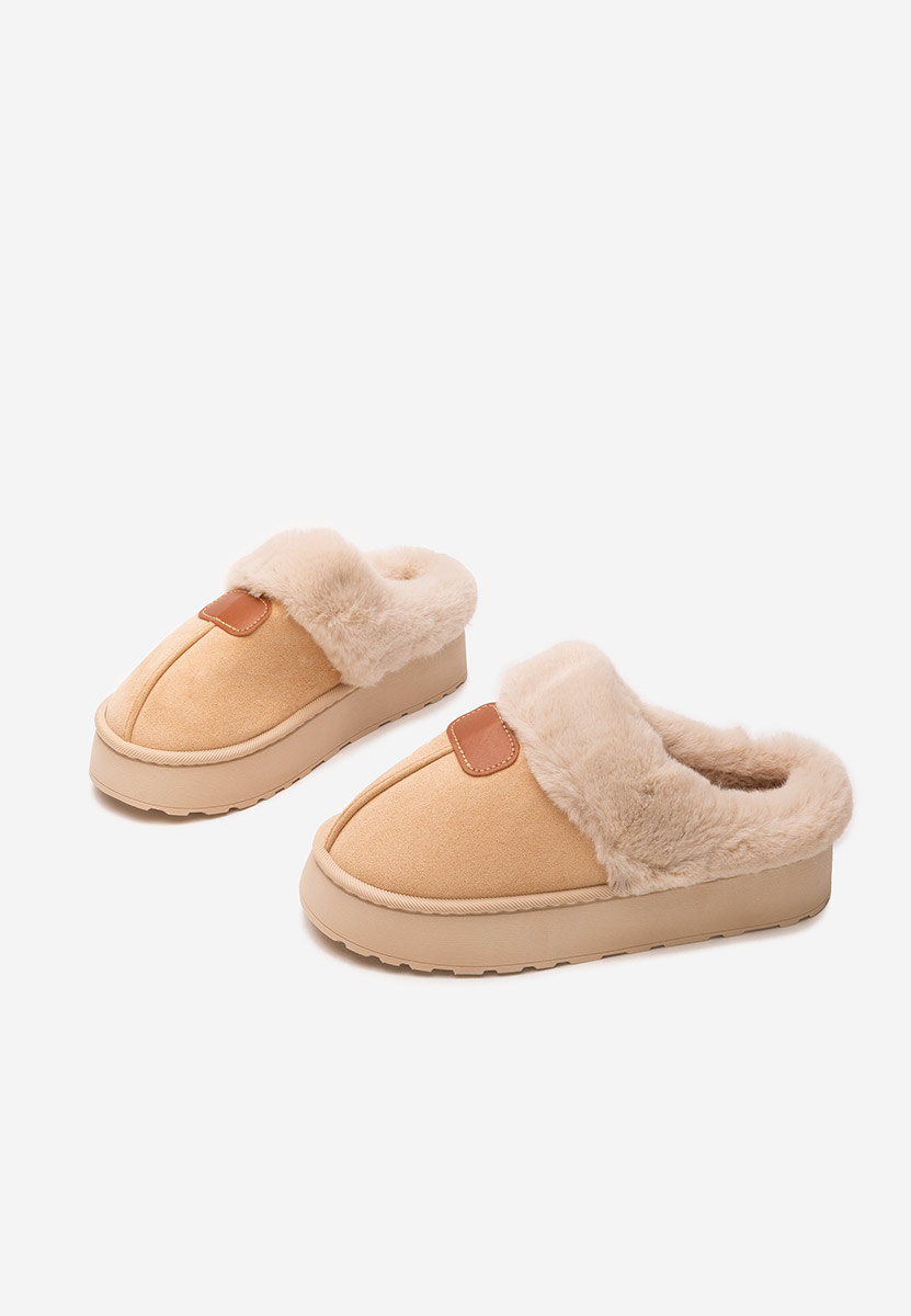 Παντοφλεσ γυναικειεσ χειμερινεσ Flufina μπεζ Παντοφλεσ γυναικειεσ χειμερινεσ Flufina μπεζ