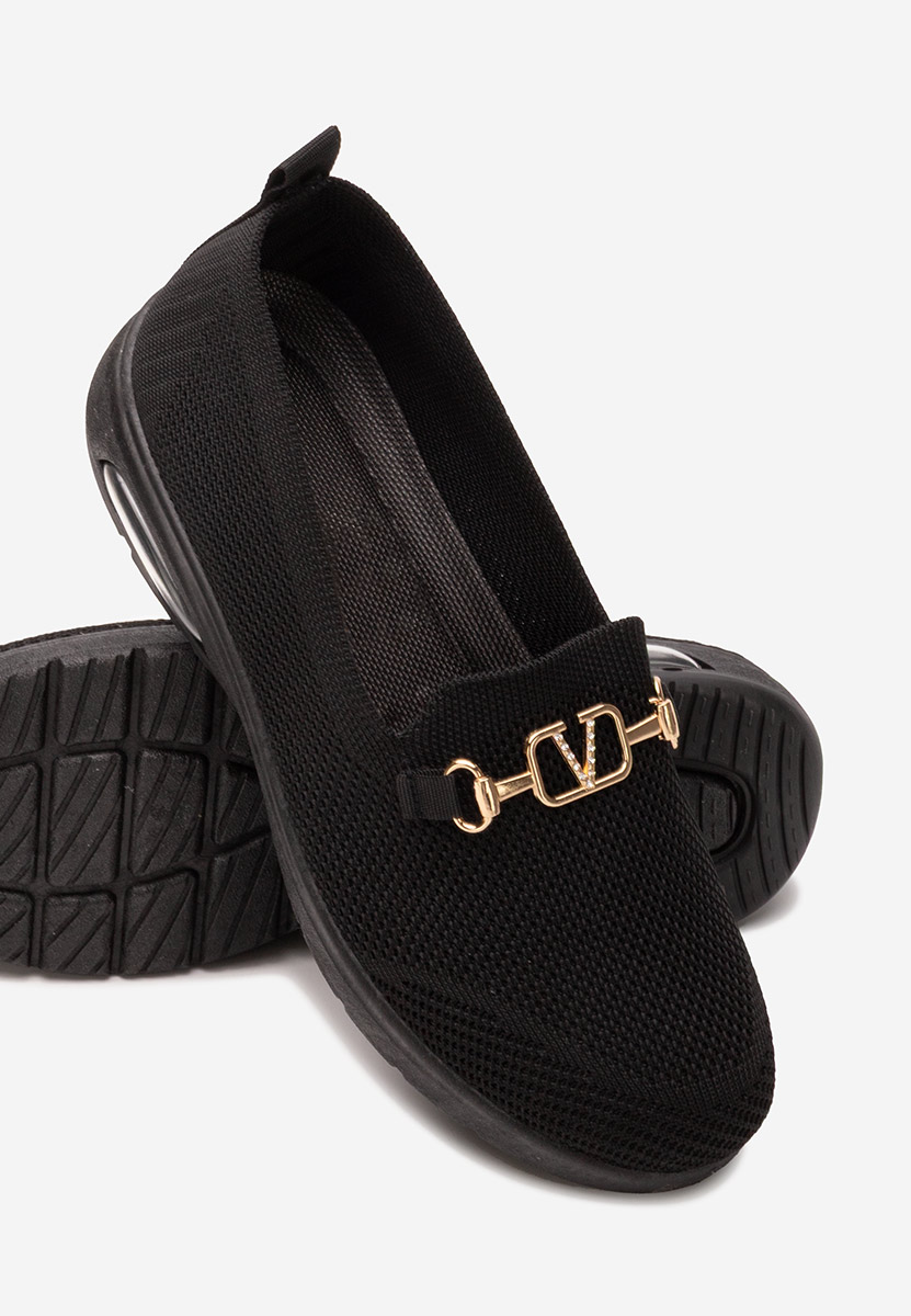 Μοκασίνια γυναικεια Ivaira μαύρα