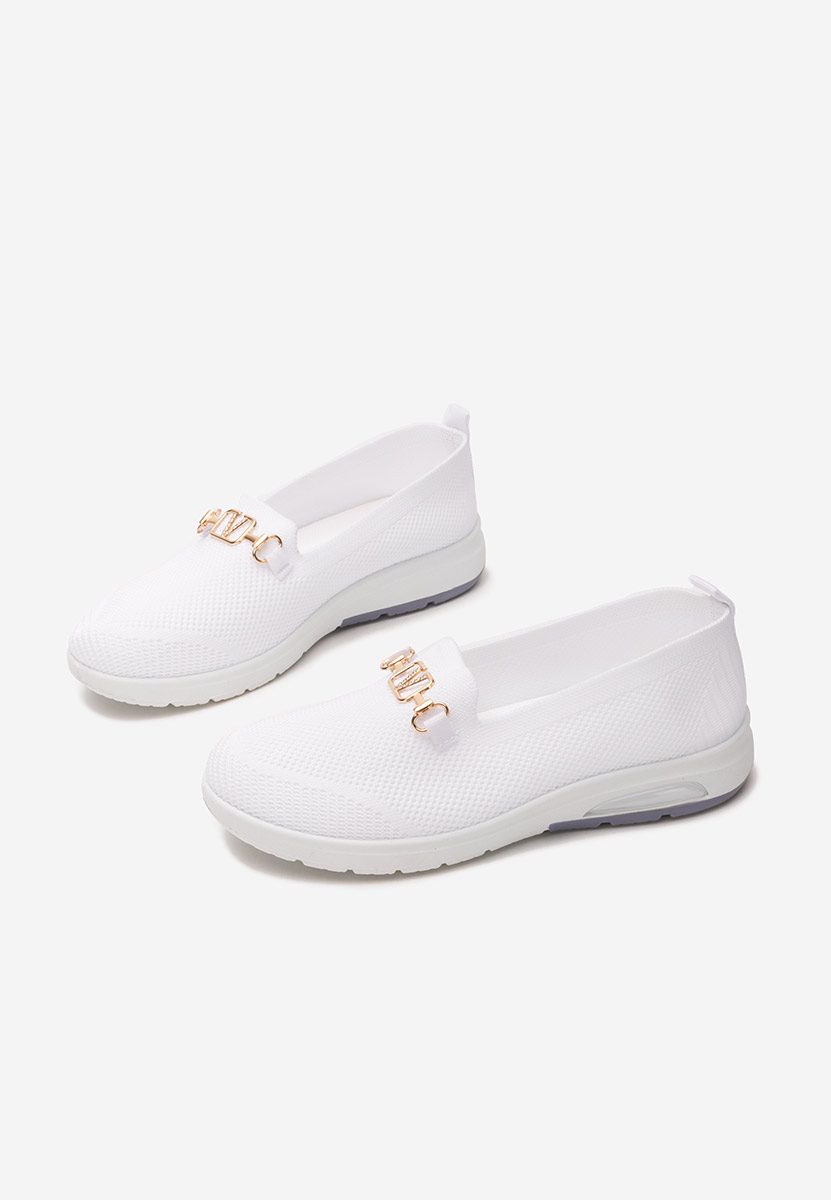 Μοκασίνια γυναικεια Ivaira λευκά