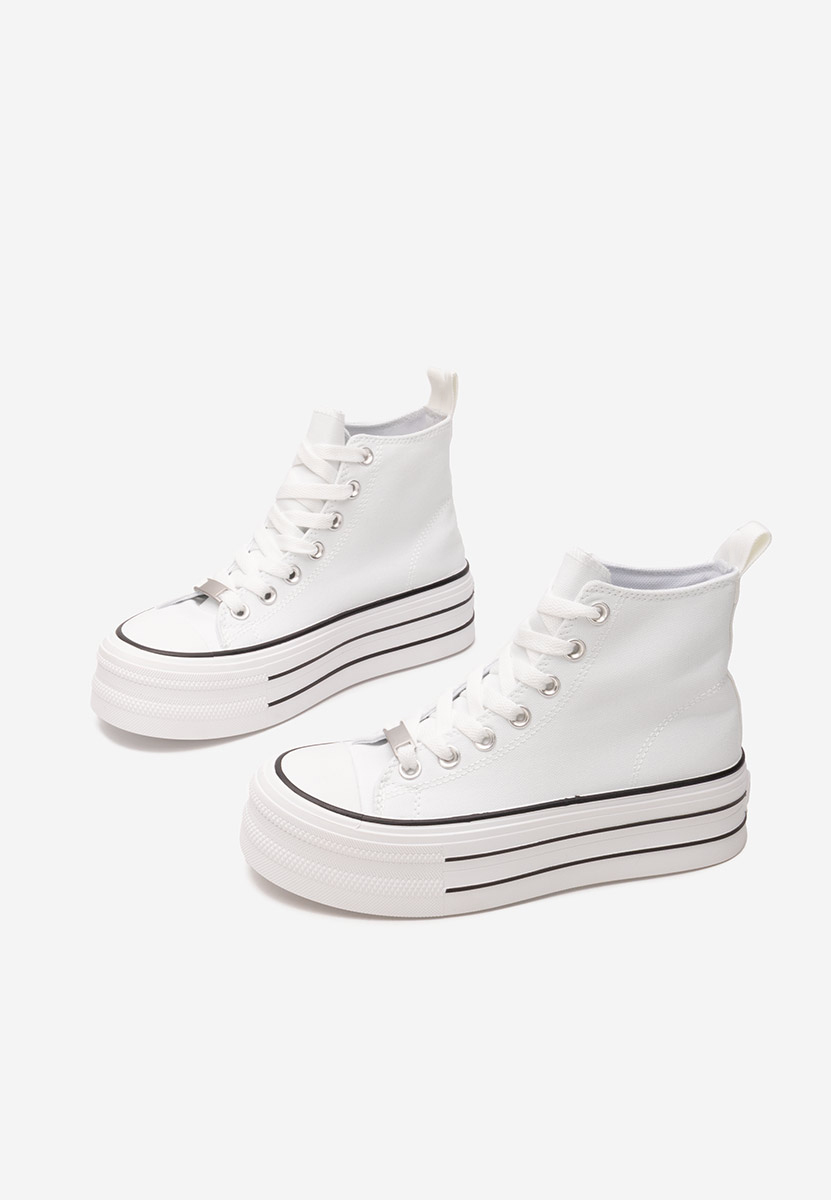 Γυναικεία πανινα πλατφόρμες Kimala V3 λευκά Γυναικεία πανινα πλατφόρμες Kimala V3 λευκά