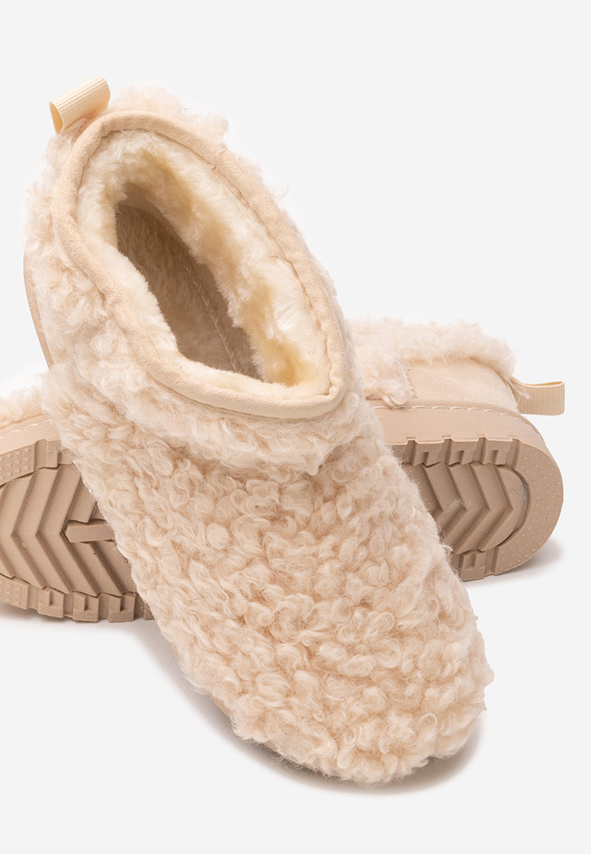 Μπότες τύπου UGG Mivora μπεζ