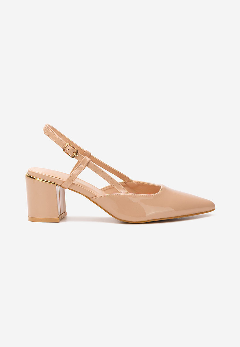 Γόβες slingback Marla μπεζ