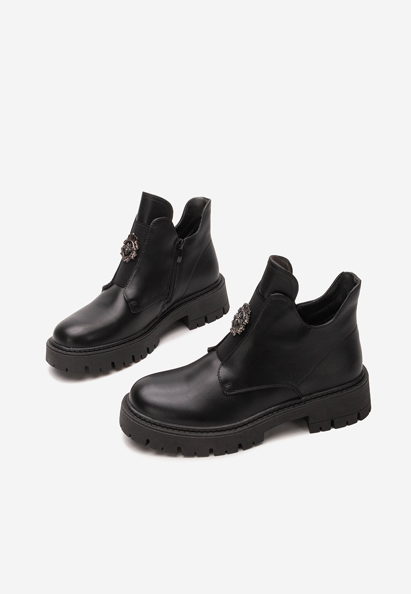 Γυναικεία μποτάκια Daviria Μαύρα