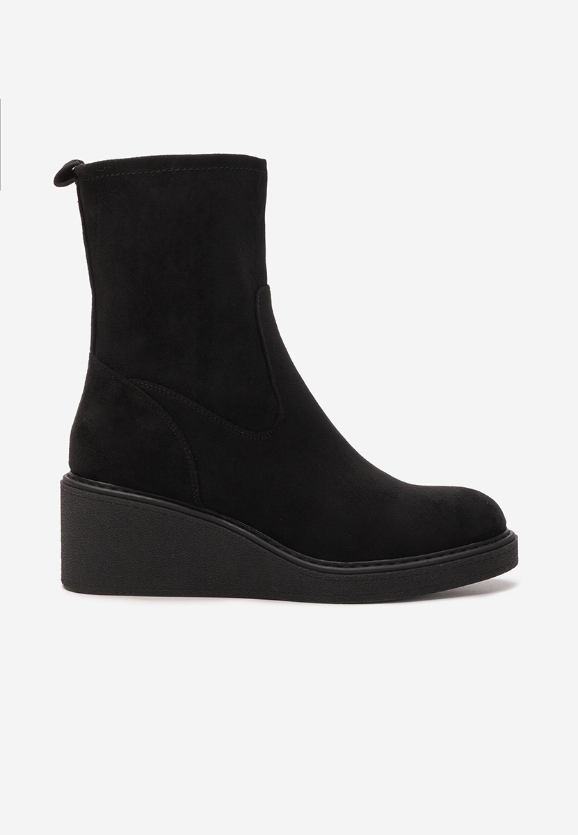 Μποτακια πλατφορμεσ Lysara Μαύρα