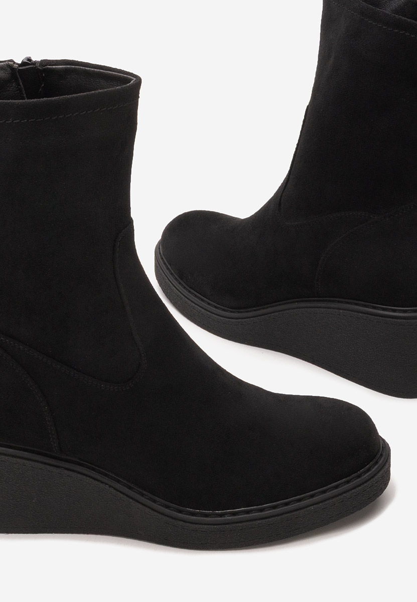 Μποτακια πλατφορμεσ Lysara Μαύρα