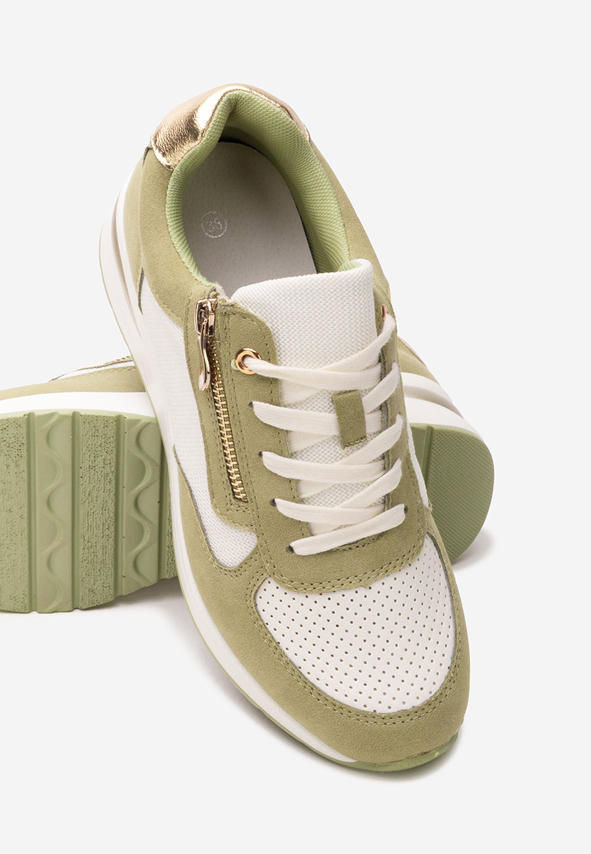 Sneakers με πλατφόρμα Floreia πρασινο