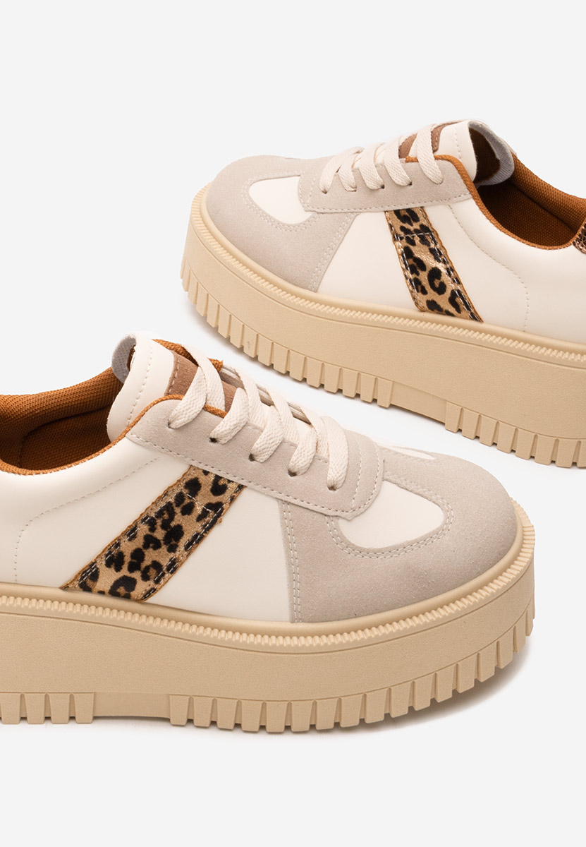 Sneakers με πλατφόρμα Michele λεοπαρ