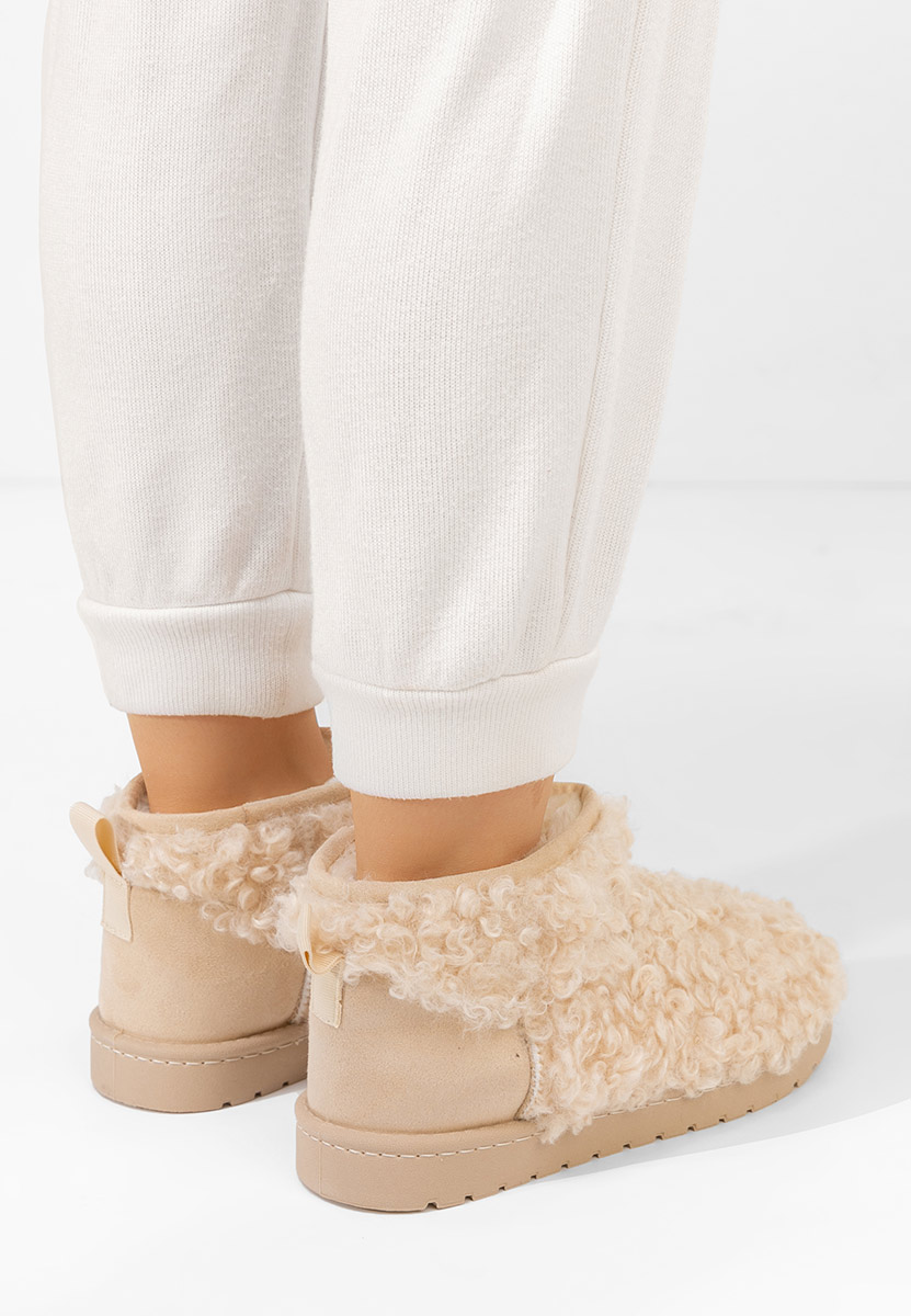 Μπότες τύπου UGG Mivora μπεζ