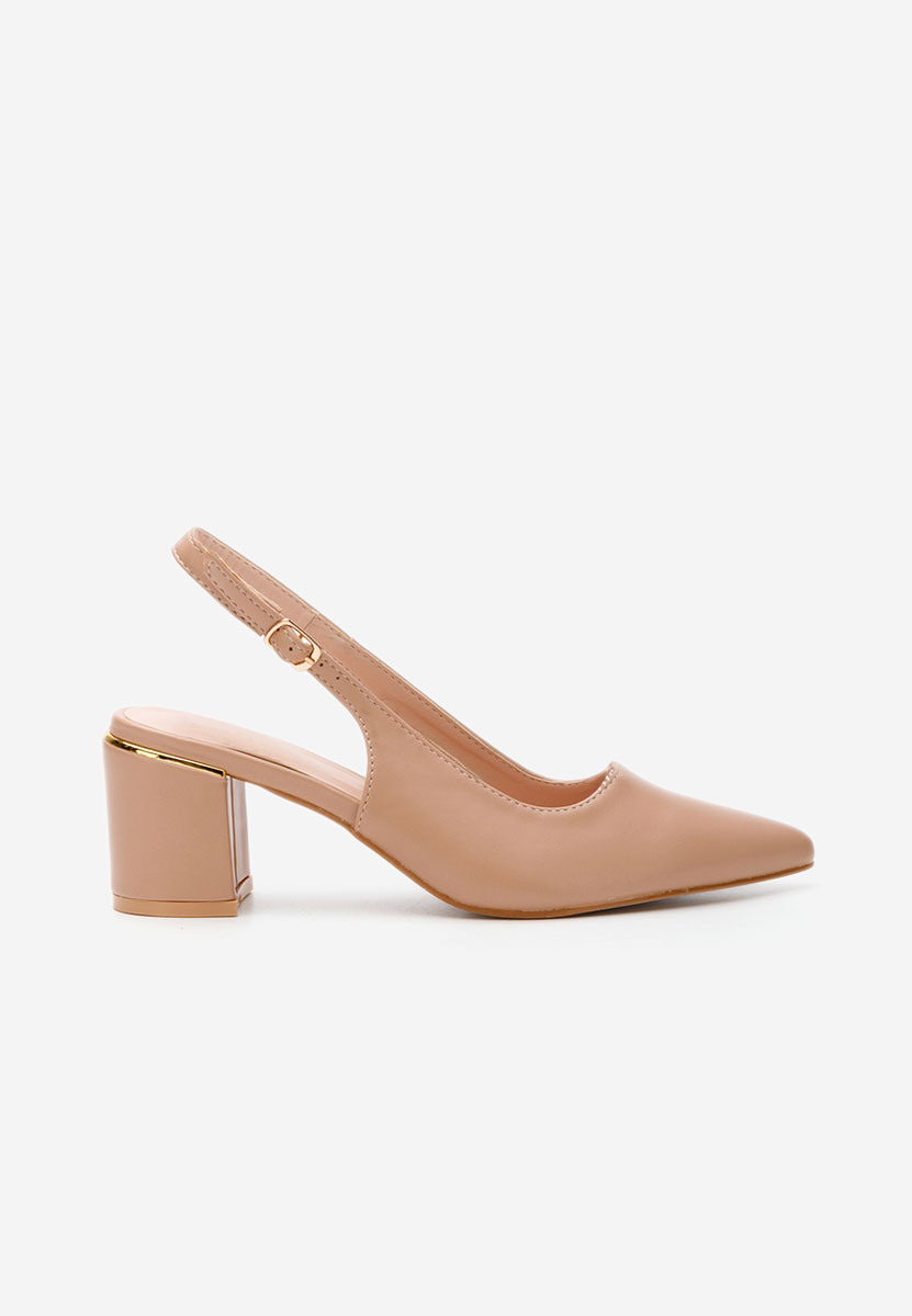 Γόβες slingback Flamia χακι