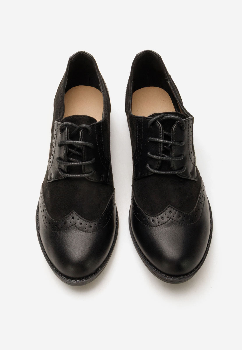 Brogue γυναικεια Aleena μαύρα