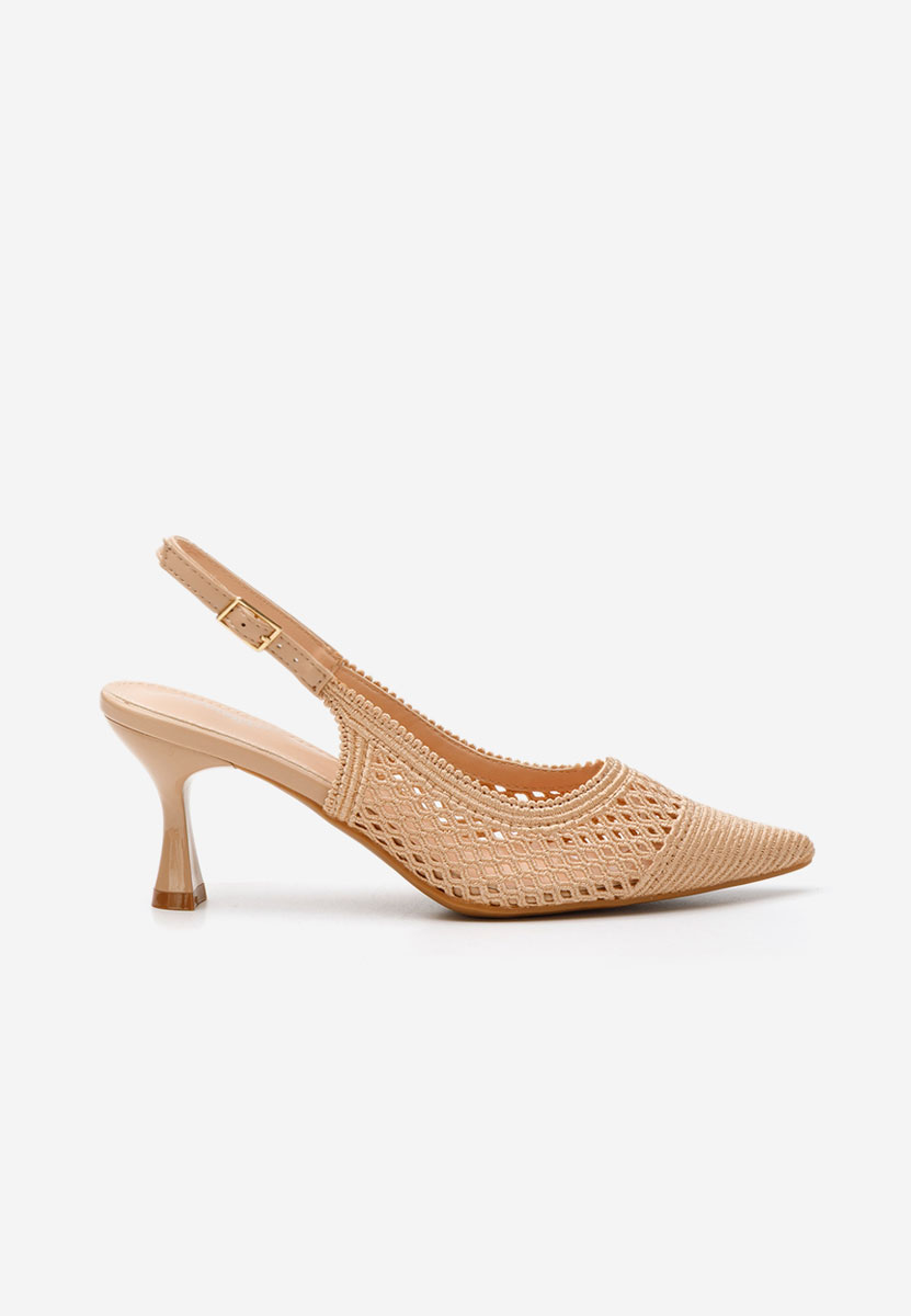 Γόβες slingback Deevina χακι