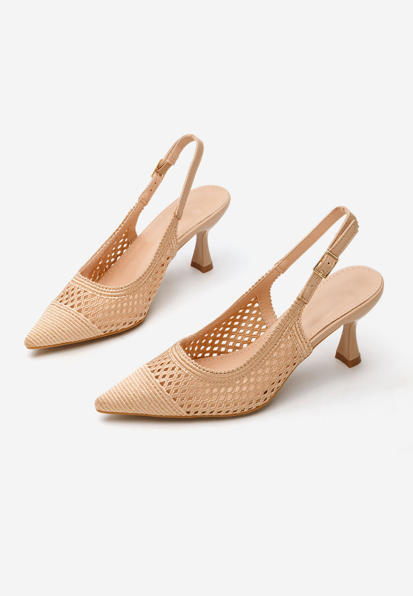 Γόβες slingback Deevina χακι