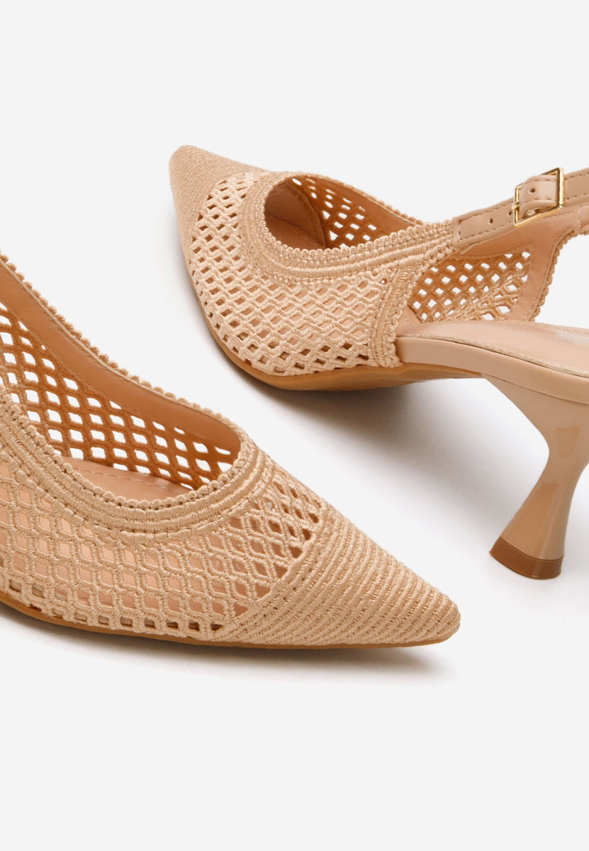 Γόβες slingback Deevina χακι