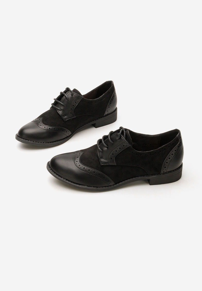 Brogue γυναικεια Aleena μαύρα