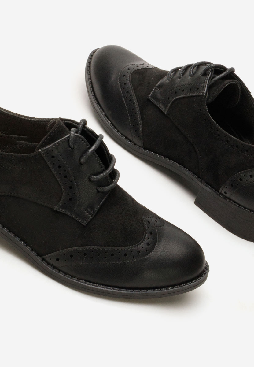 Brogue γυναικεια Aleena μαύρα