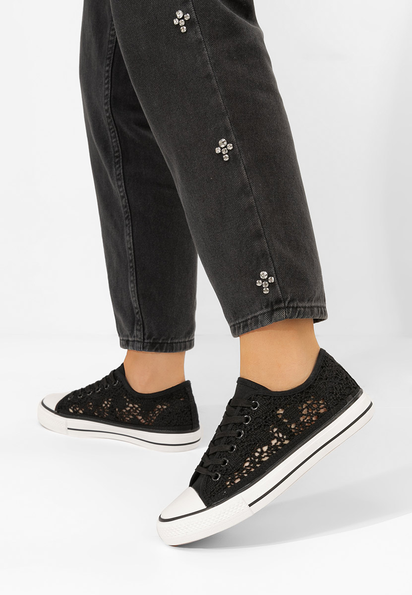 Γυναικεία sneakers Genevive μαύρα
