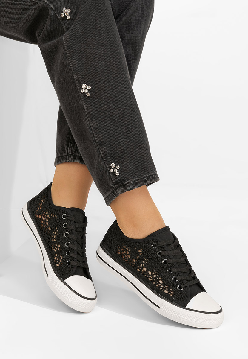 Γυναικεία sneakers Genevive μαύρα