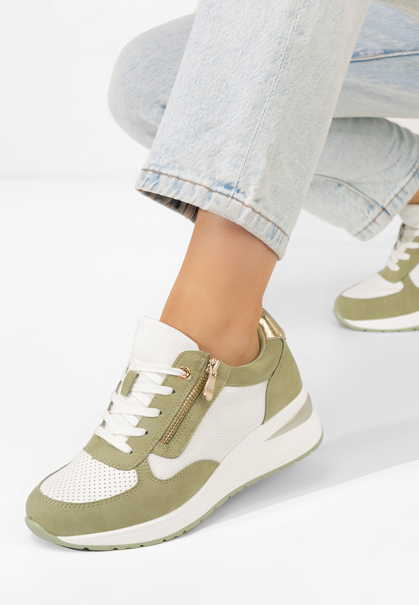 Sneakers με πλατφόρμα Floreia πρασινο