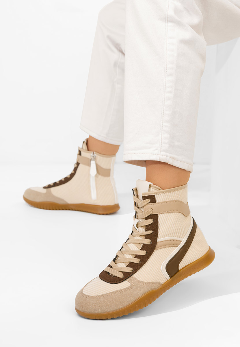 Γυναικεία sneakers αστραγάλο Daine χακι
