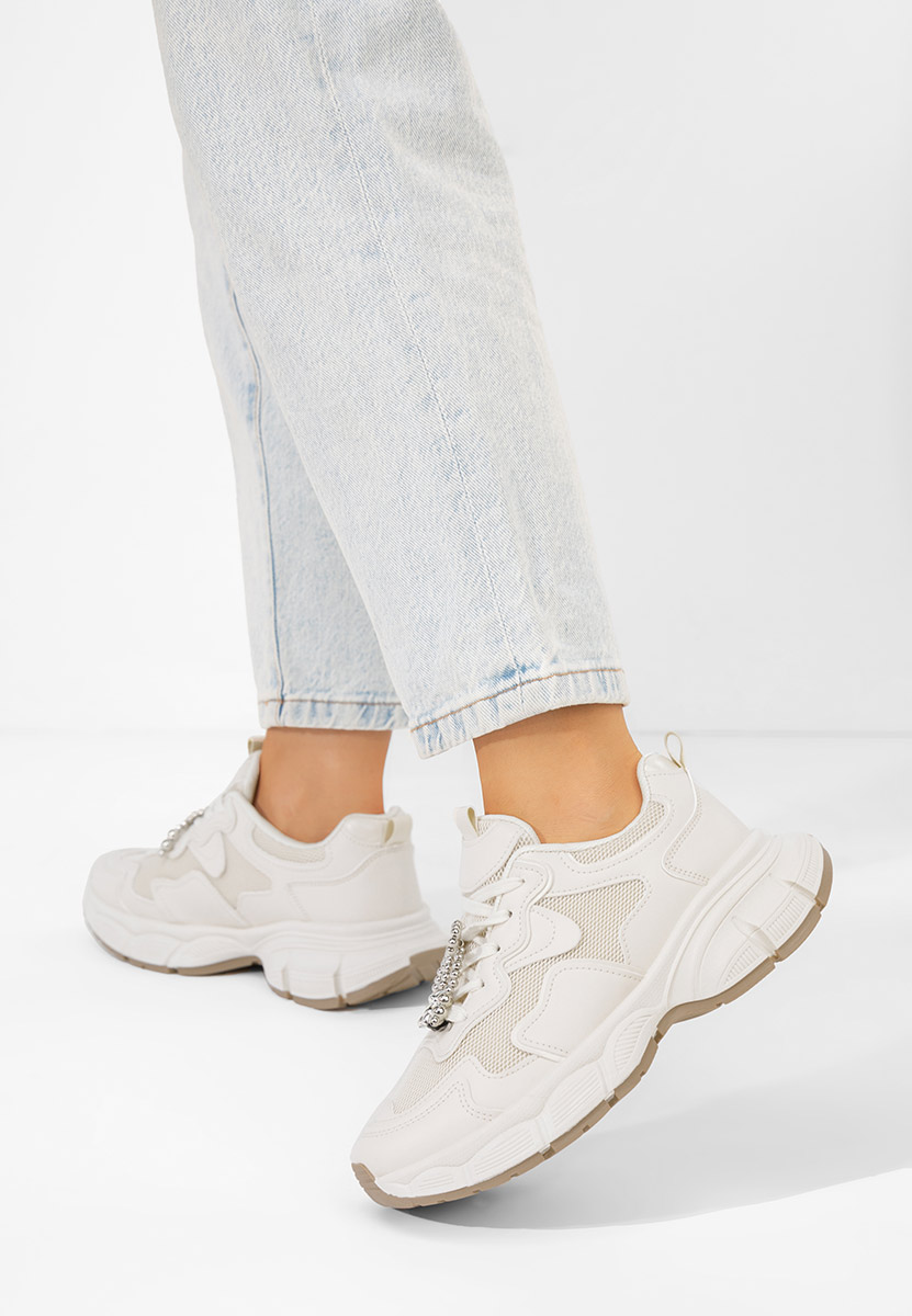 Sneakers γυναικεια Jasmyne μπεζ